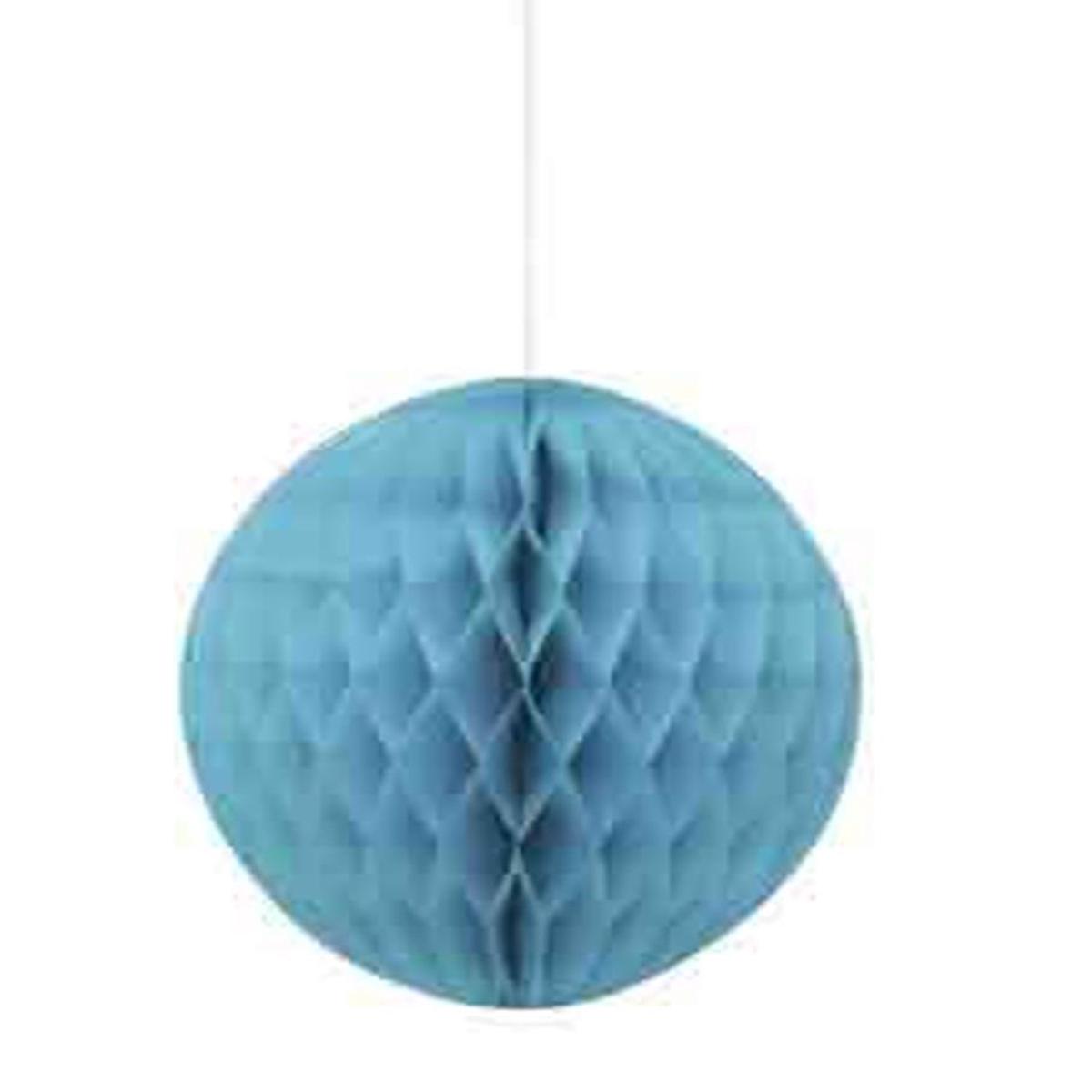Caribbean Teal Solid 8″ Honeycomb Ball