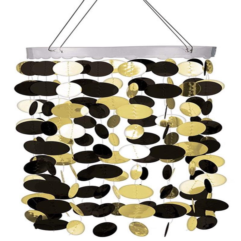 Chandelier Hanging Circle – Black