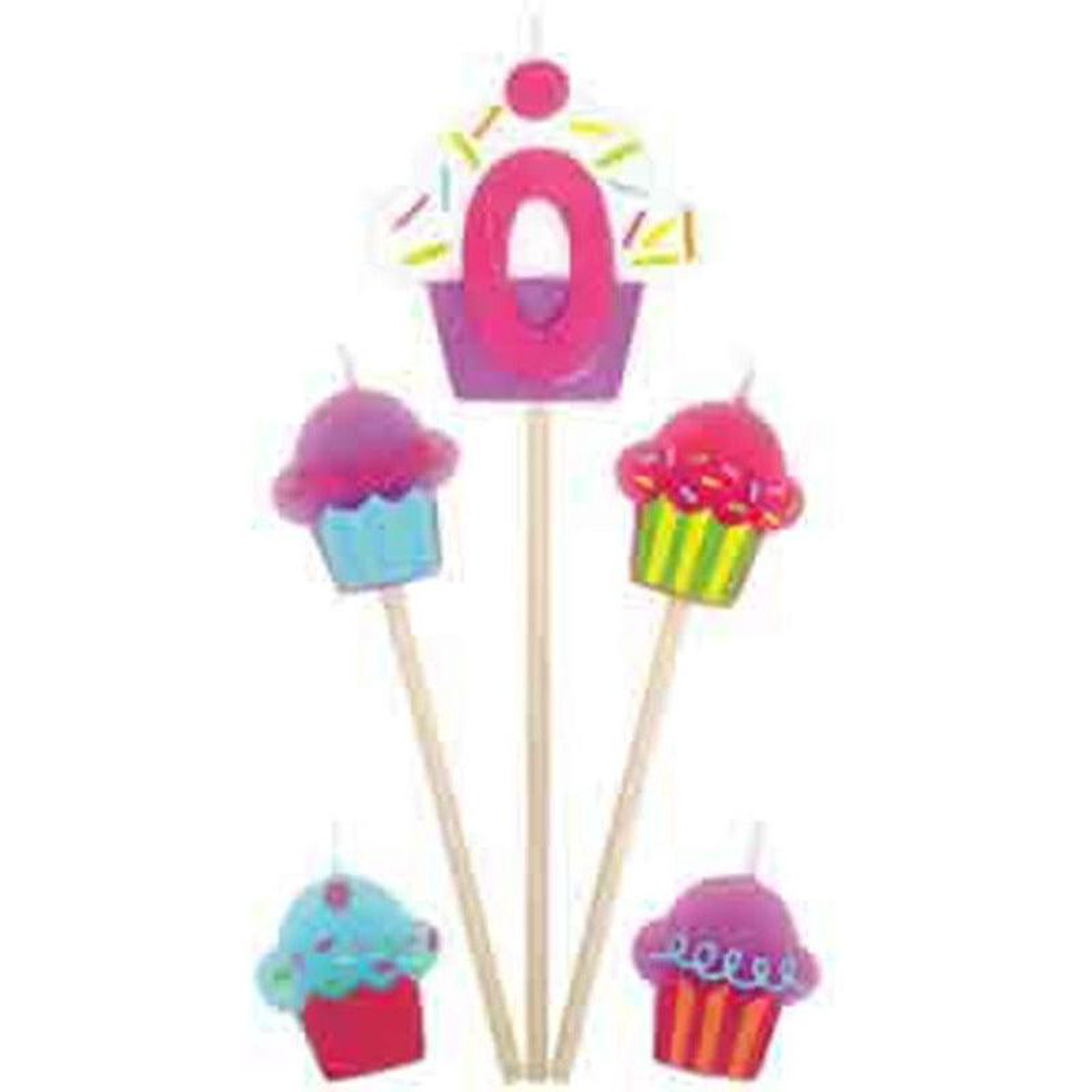 Cupcake Pick Candle No 0