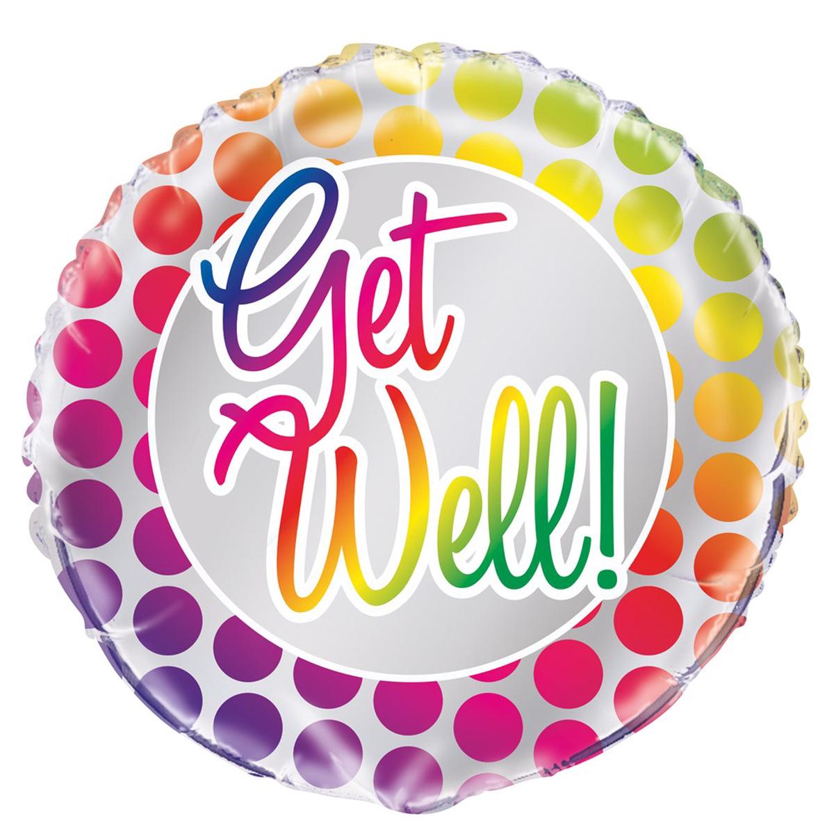 Foil Balloon 18in – Get Well