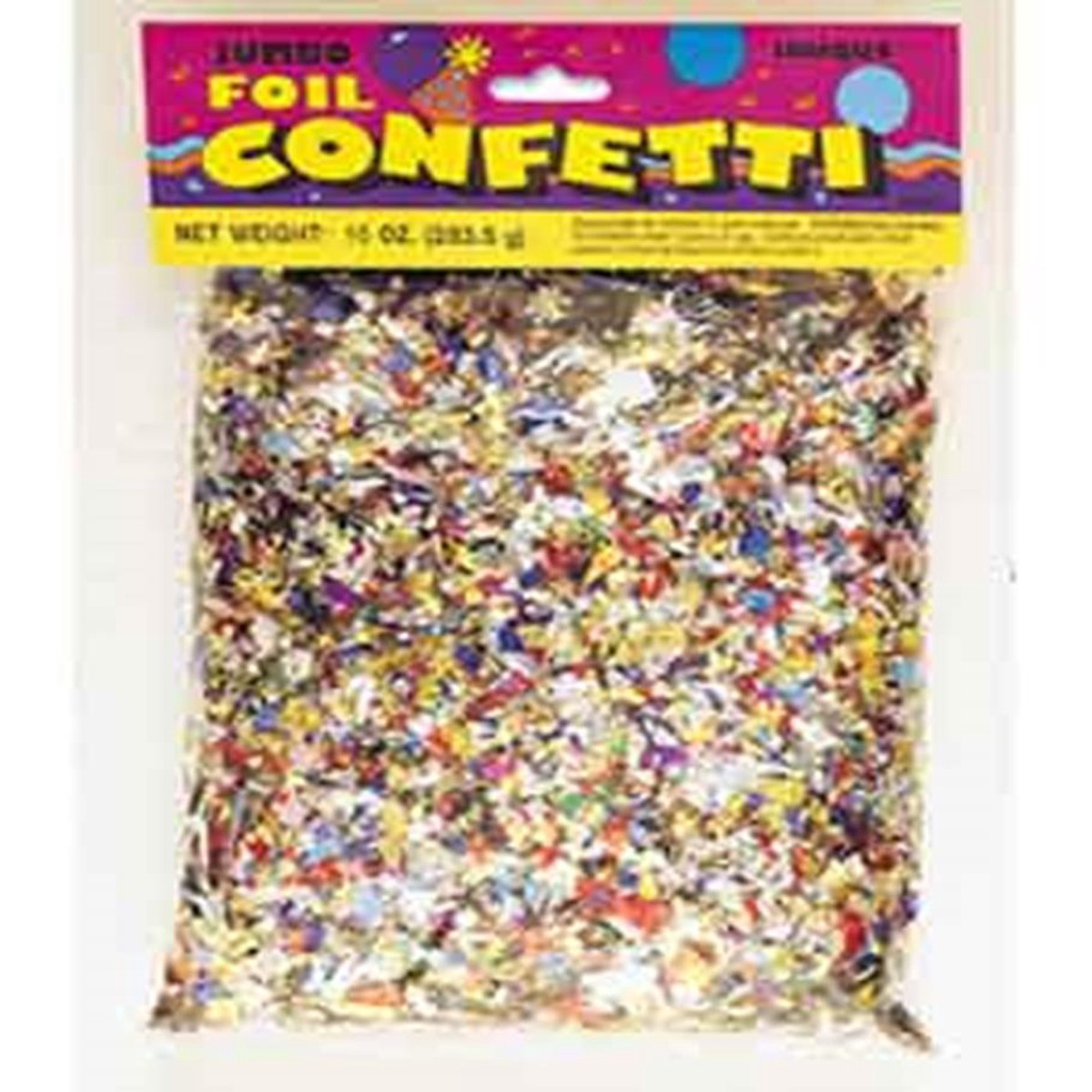 Jumbo Foil Confetti 10 ounce