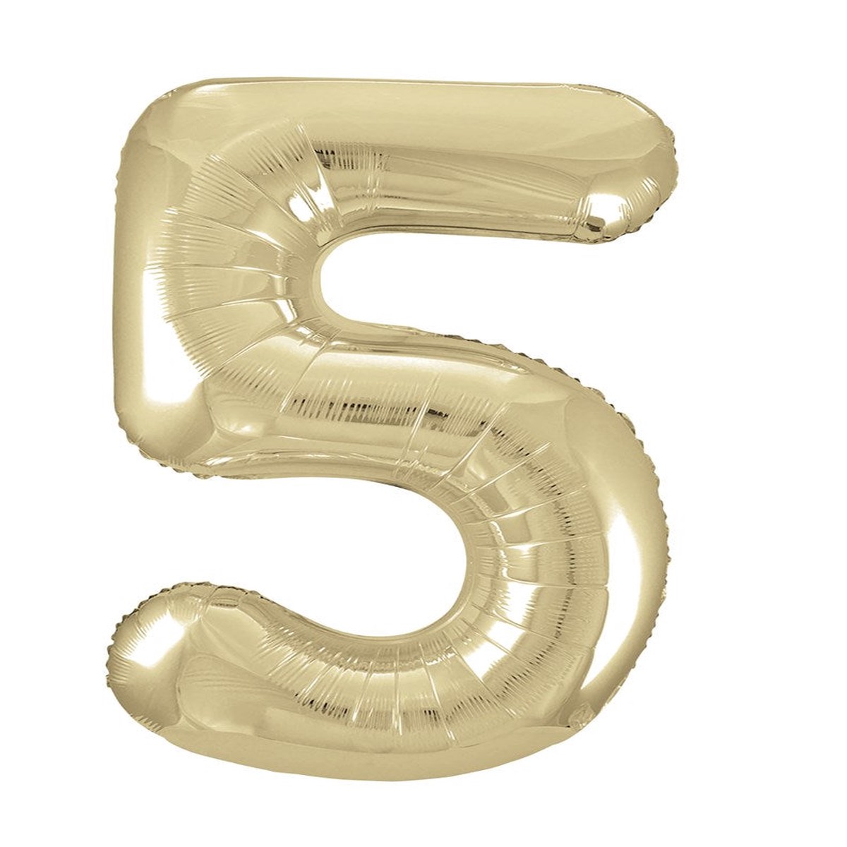 Jumbo Foil Number Balloon 34 inch Gold 5