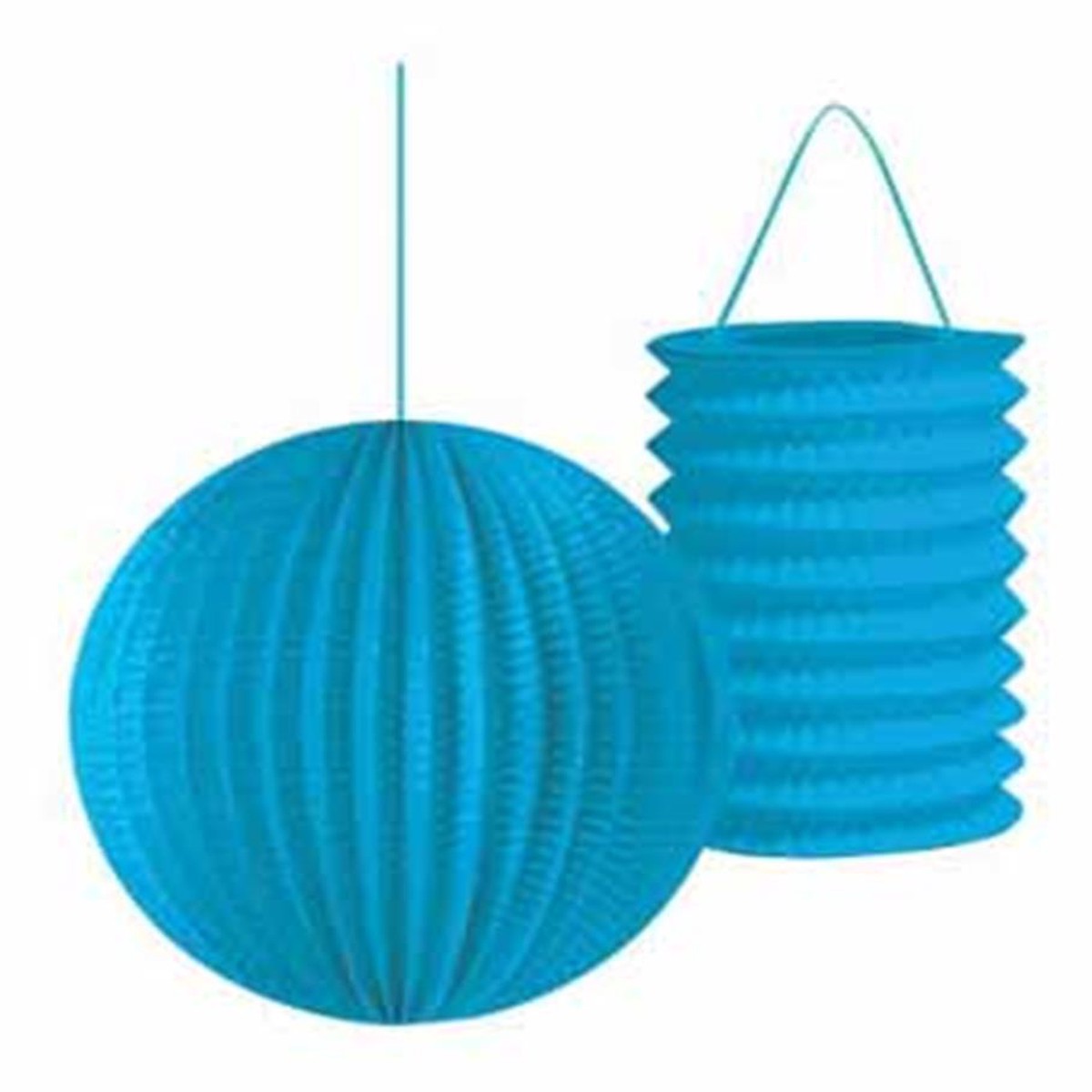 Lantern Bright Blue Asst 2ct
