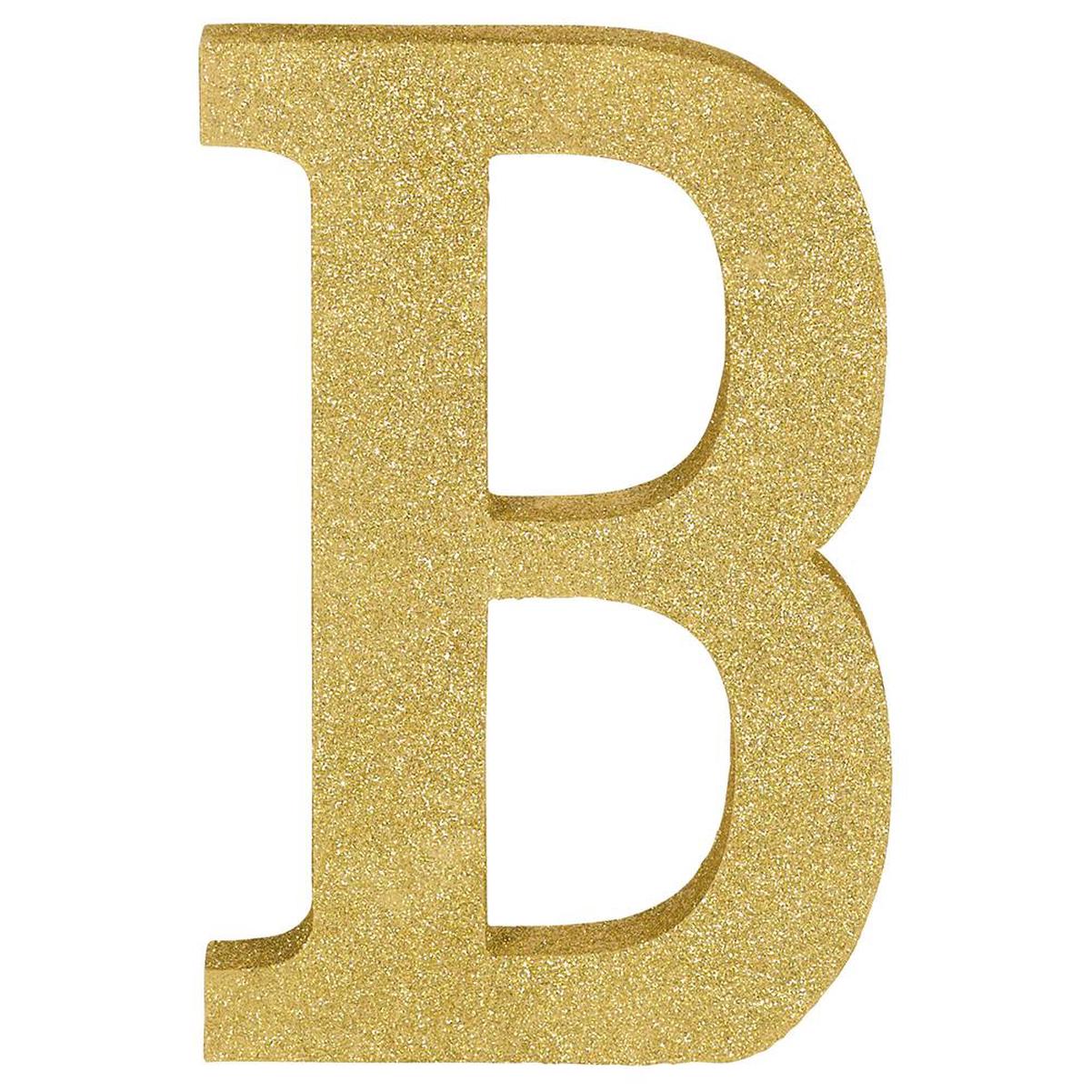 Letter B 8.875 inch H x 5.875 inch W x 1 inch D 1ct