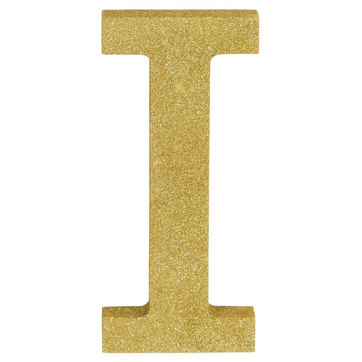 Letter I 8.875 inch H x 3.875 inch W x 1 inch D 1ct