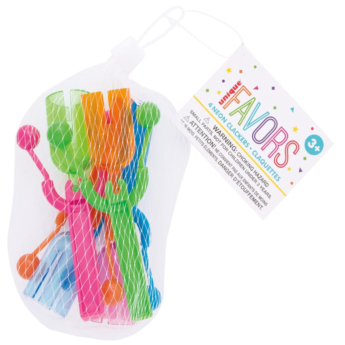 Neon Clacker Nosemaker Net Bag 4ct