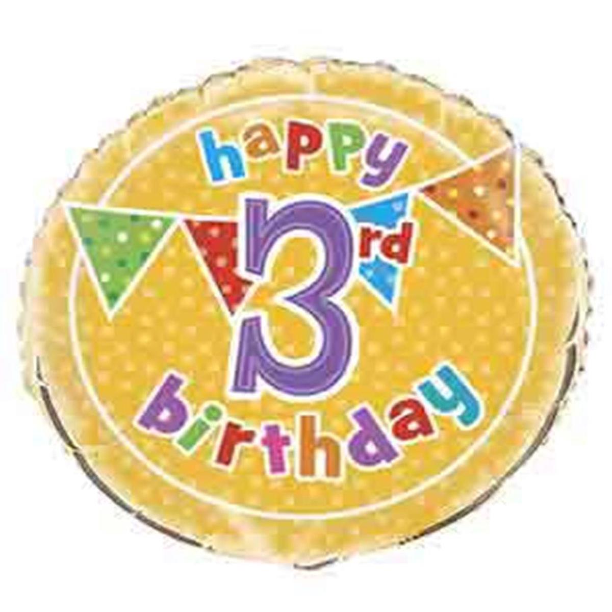 Polka Dot Foil Balloon 18in – 3rd