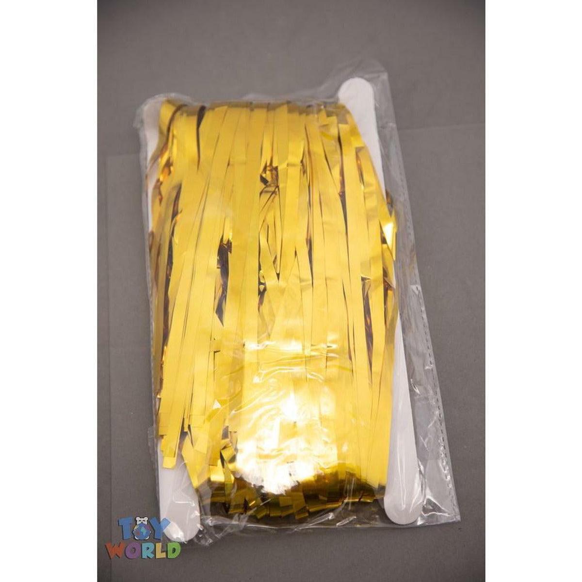 40 inch Wide x 10 foot Tall Foil Backdropft 1ct in Gold