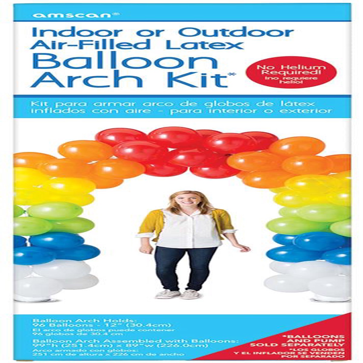 Air-Filled Latex Balloon Arch Kit 1ct