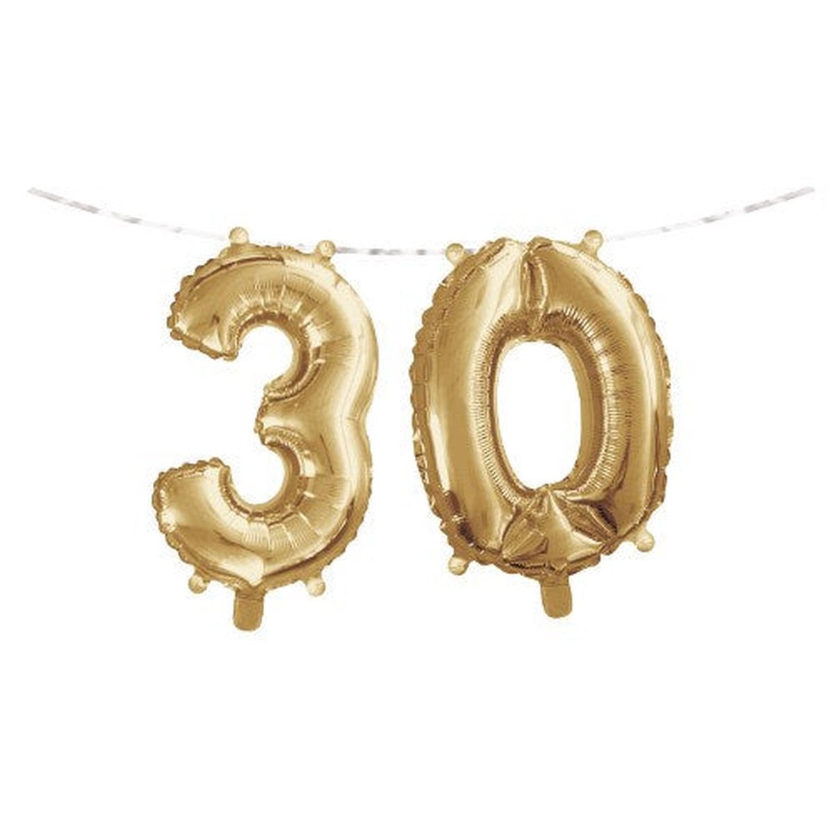 Balloon Banner 2ct 30 – Gold