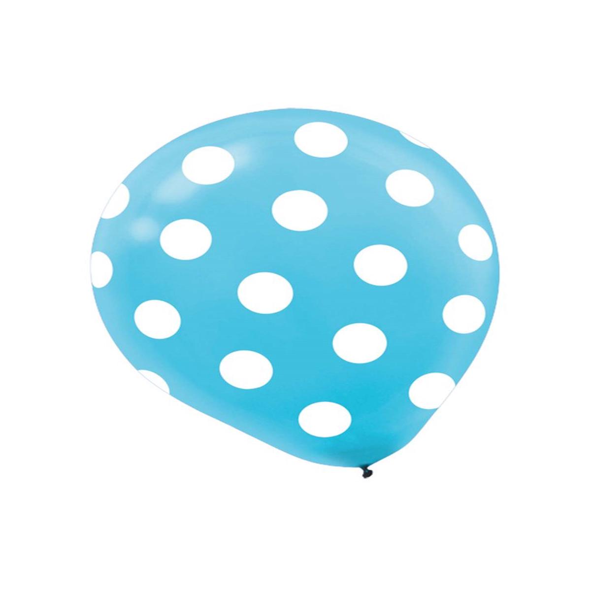 Balloon – Dots Carribean Blue 6ct