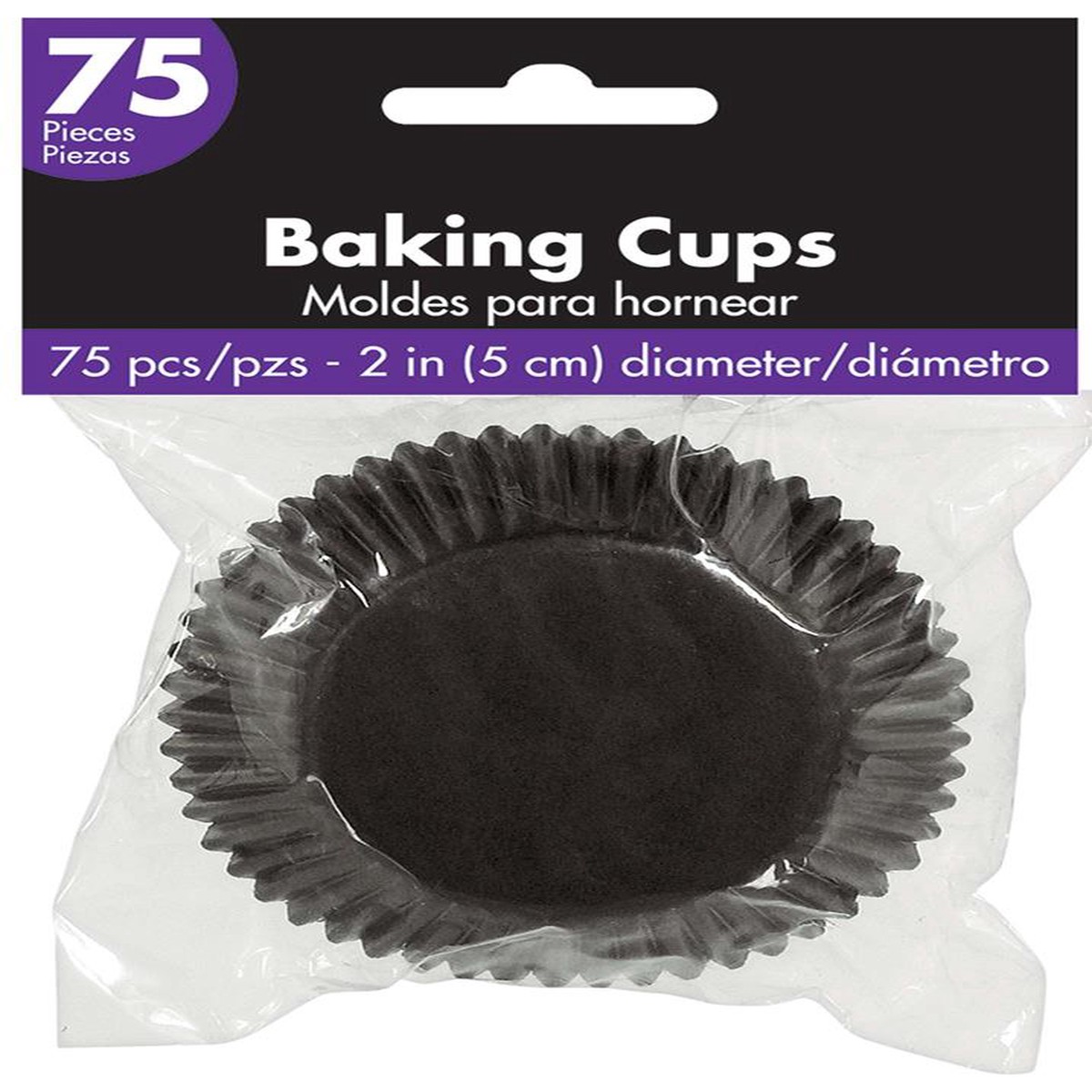 Cupcake Case Black 75ct