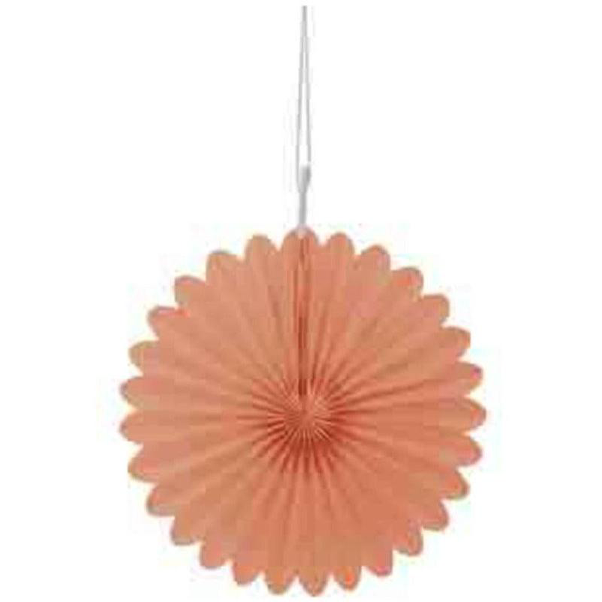 Deco Fan 6in 3ct 8211 Coral