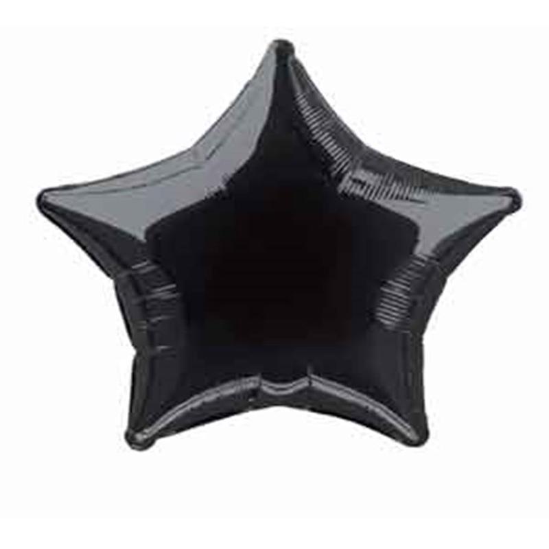 Foil Balloon 20in – Star Black