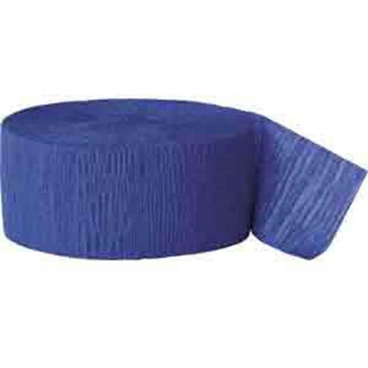 Crepe Streamer Royal Blue 162ft