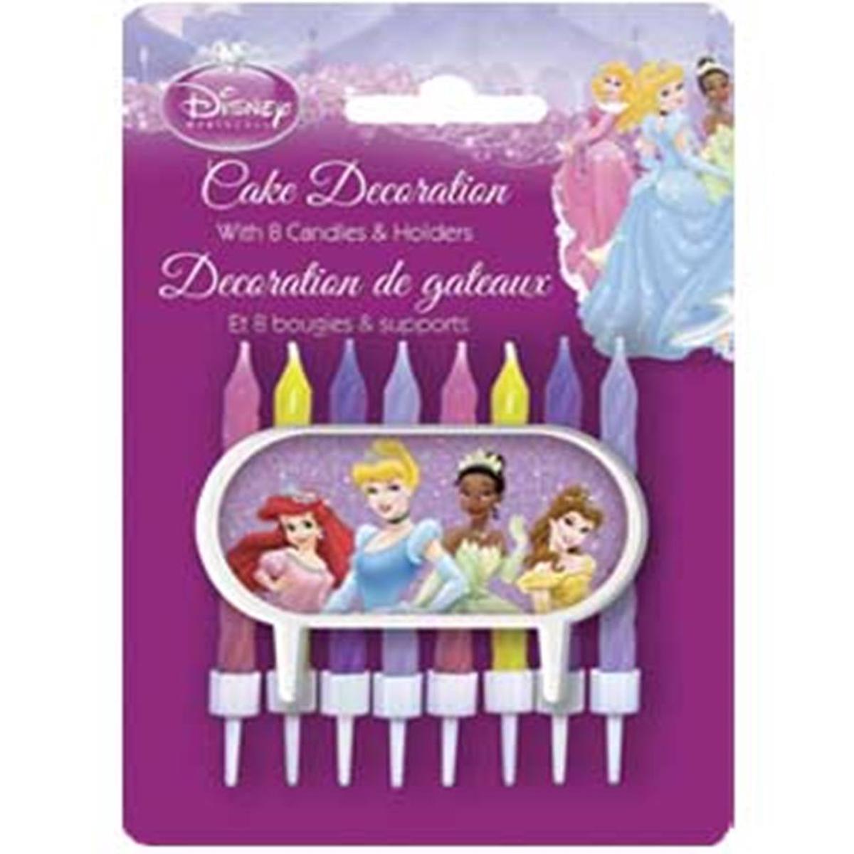 Disney Princess Cake Deco W-8 Candles