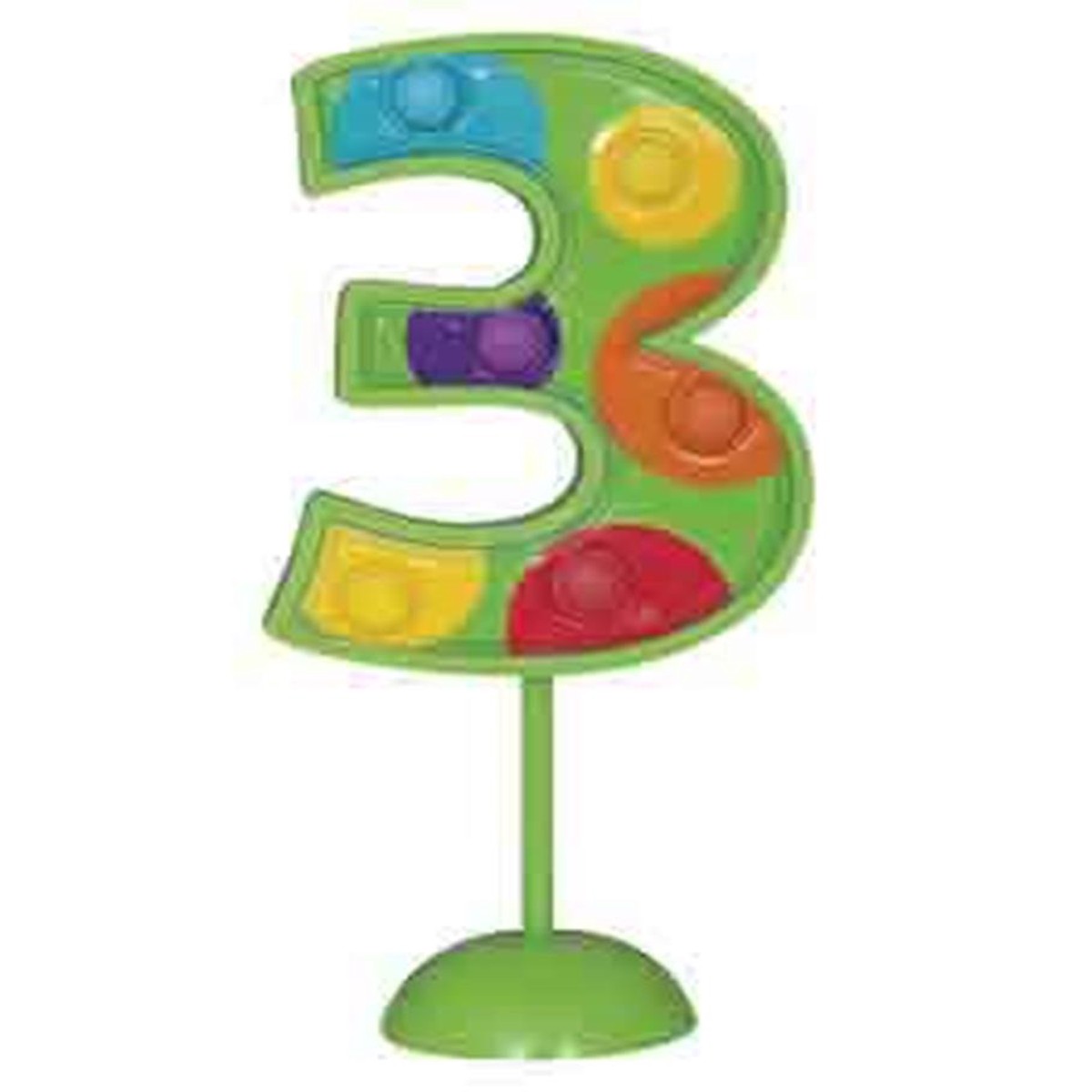 Flashing Number 3 Decoration