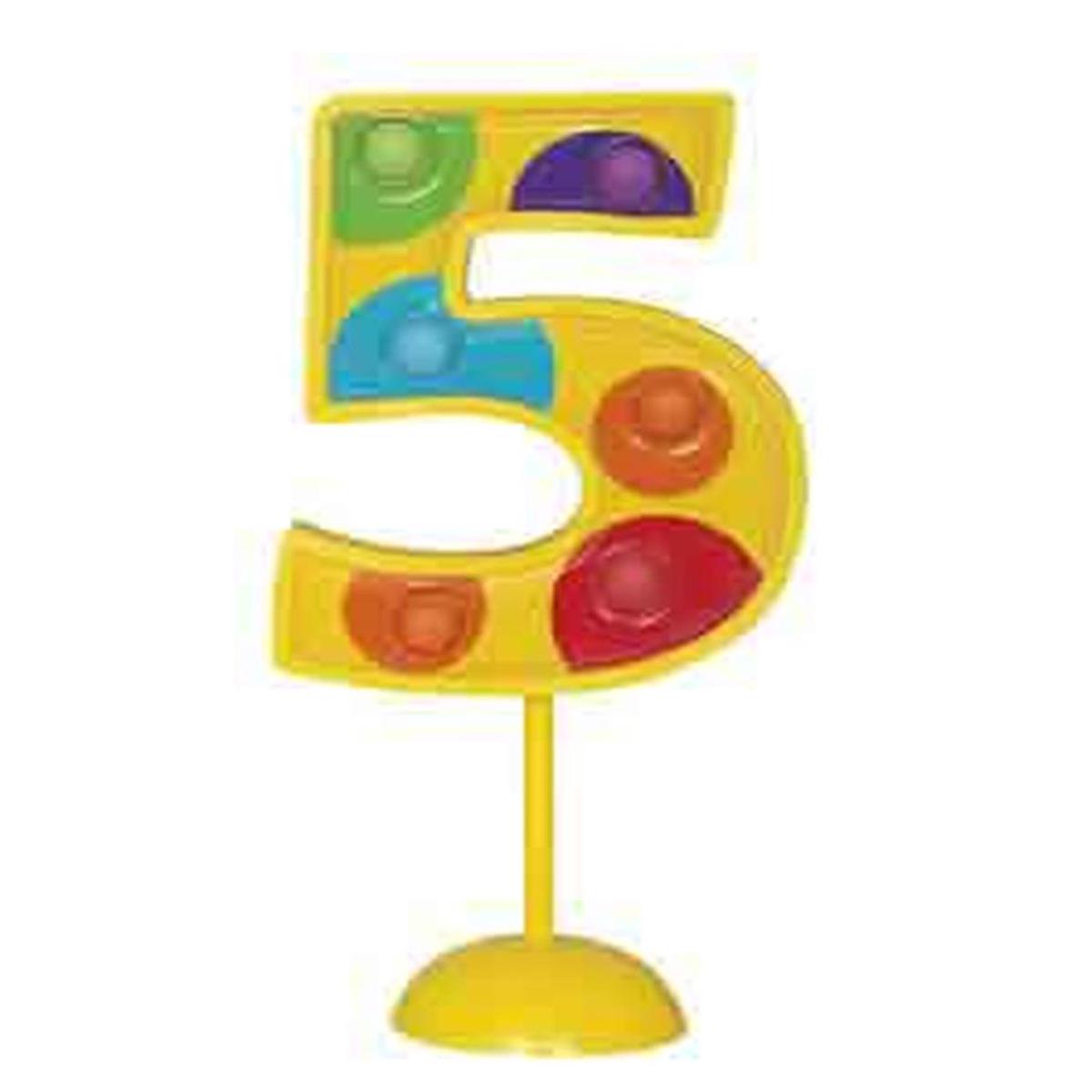 Flashing Number 5 Decoration