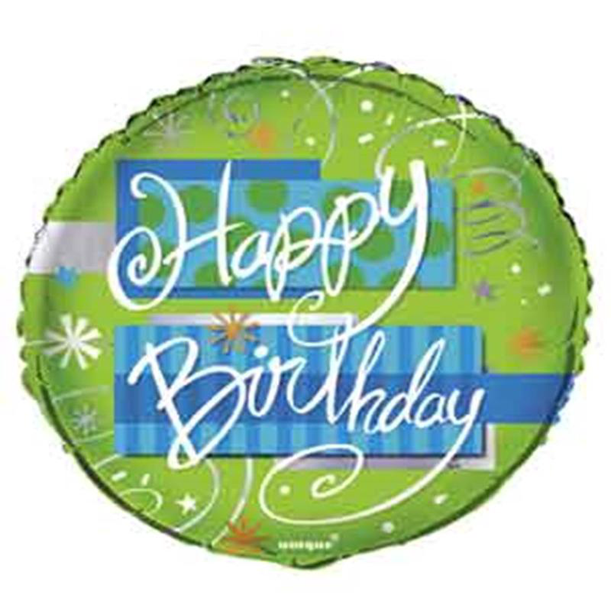 Foil Balloon 18in 8211 Bright Bday