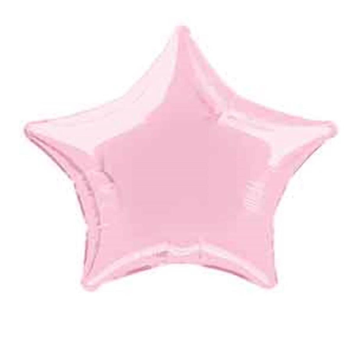 Foil Balloon 20in – Star Pastel Pink