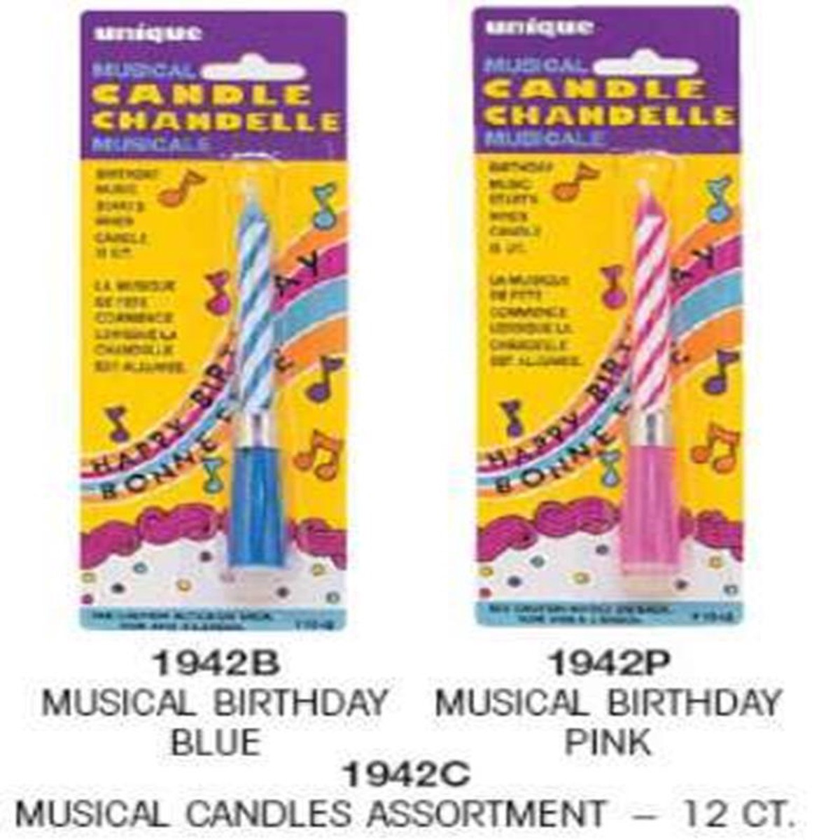 Happy Birthdday Music Candle
