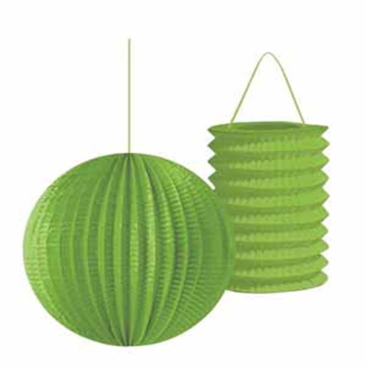 Lantern Citrus Green Asst 2ct