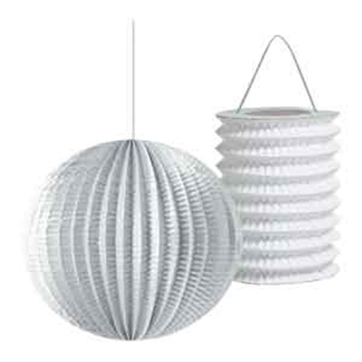 Lantern White Asst 2ct