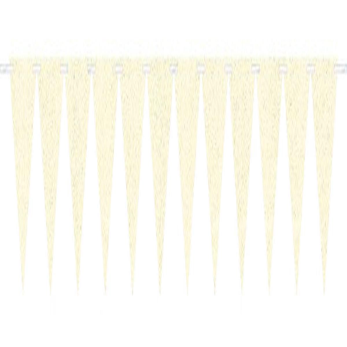 Large Paper Pennant Banner Sparkle White 1ct