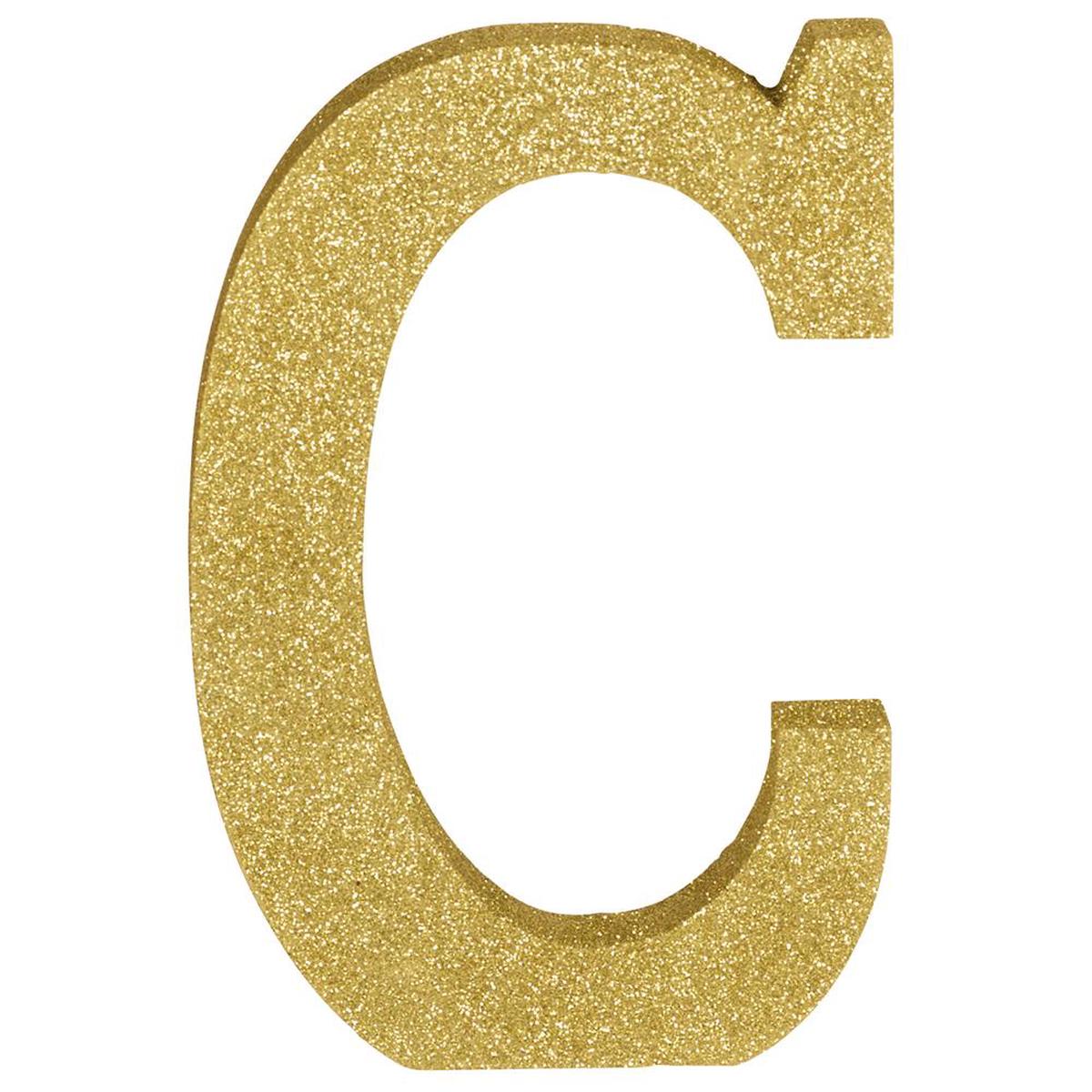 Letter C 8.875 inch H x 5.875 inch W x 1 inch D 1ct