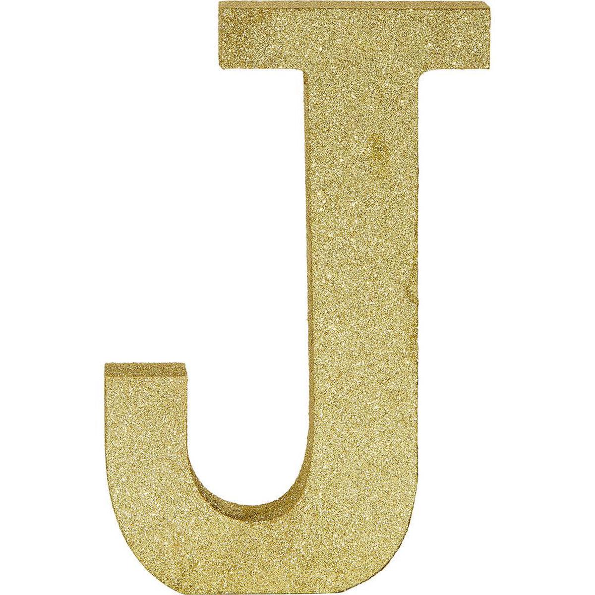 Letter J 8.875 inch H x 5.875 inch W x 1 inch D 1ct