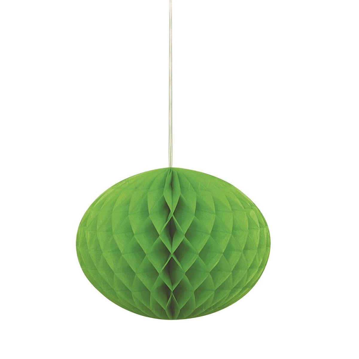 Lime Green Solid 8″ Honeycomb Ball