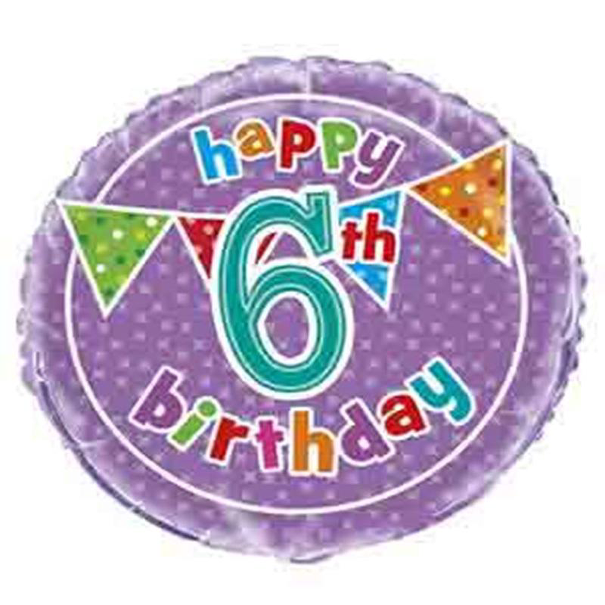 Polka Dot Foil Balloon 18in 8211 6th
