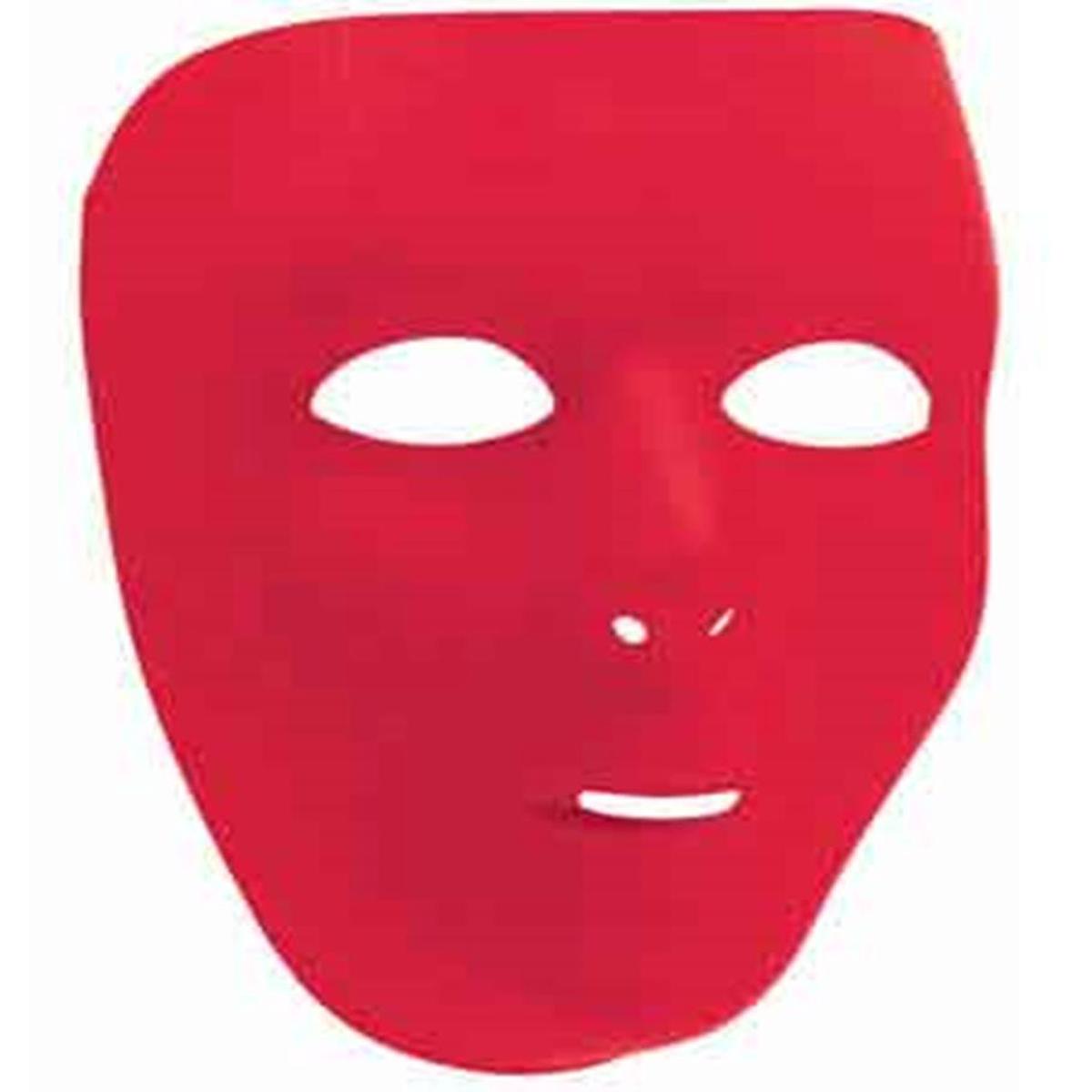 Red Full Face Mask 1ct