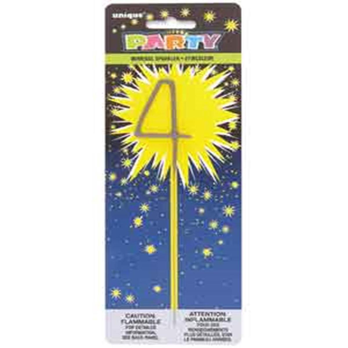 Sparkler 7 inch Number 4