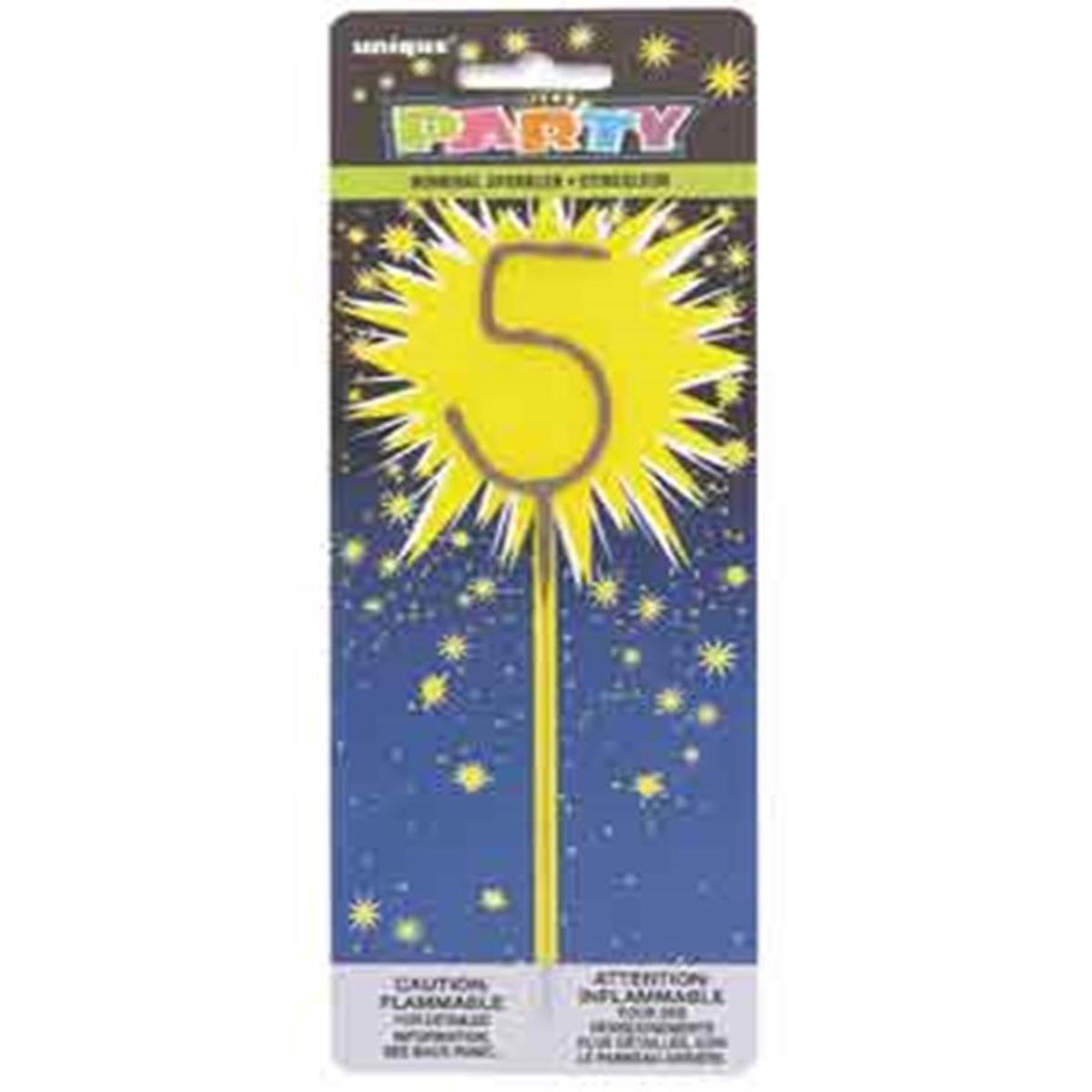 Sparkler 7 inch Number 5