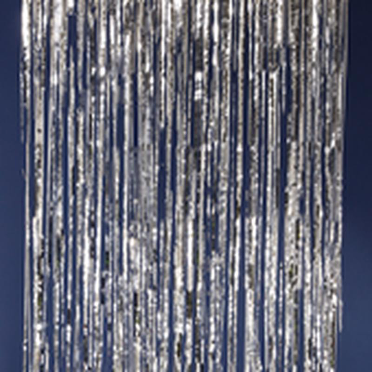 40 inch Wide x 10 foot Tall Foil Backdropft 1ct in Silver