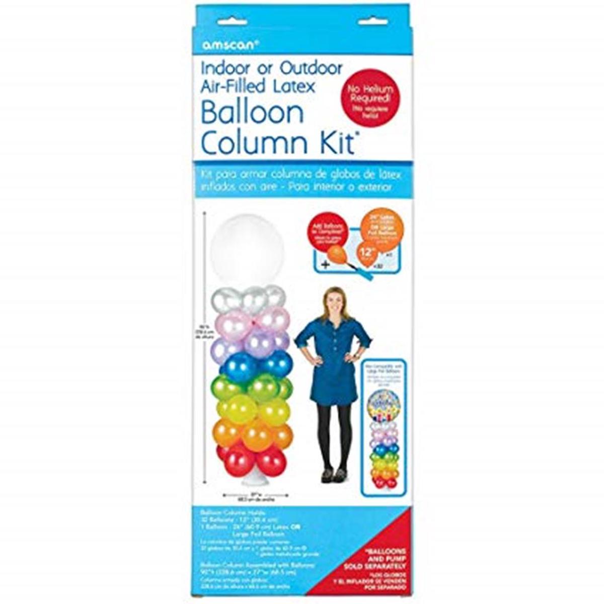 Air-Filled Latex Balloon Column Kit 1ct