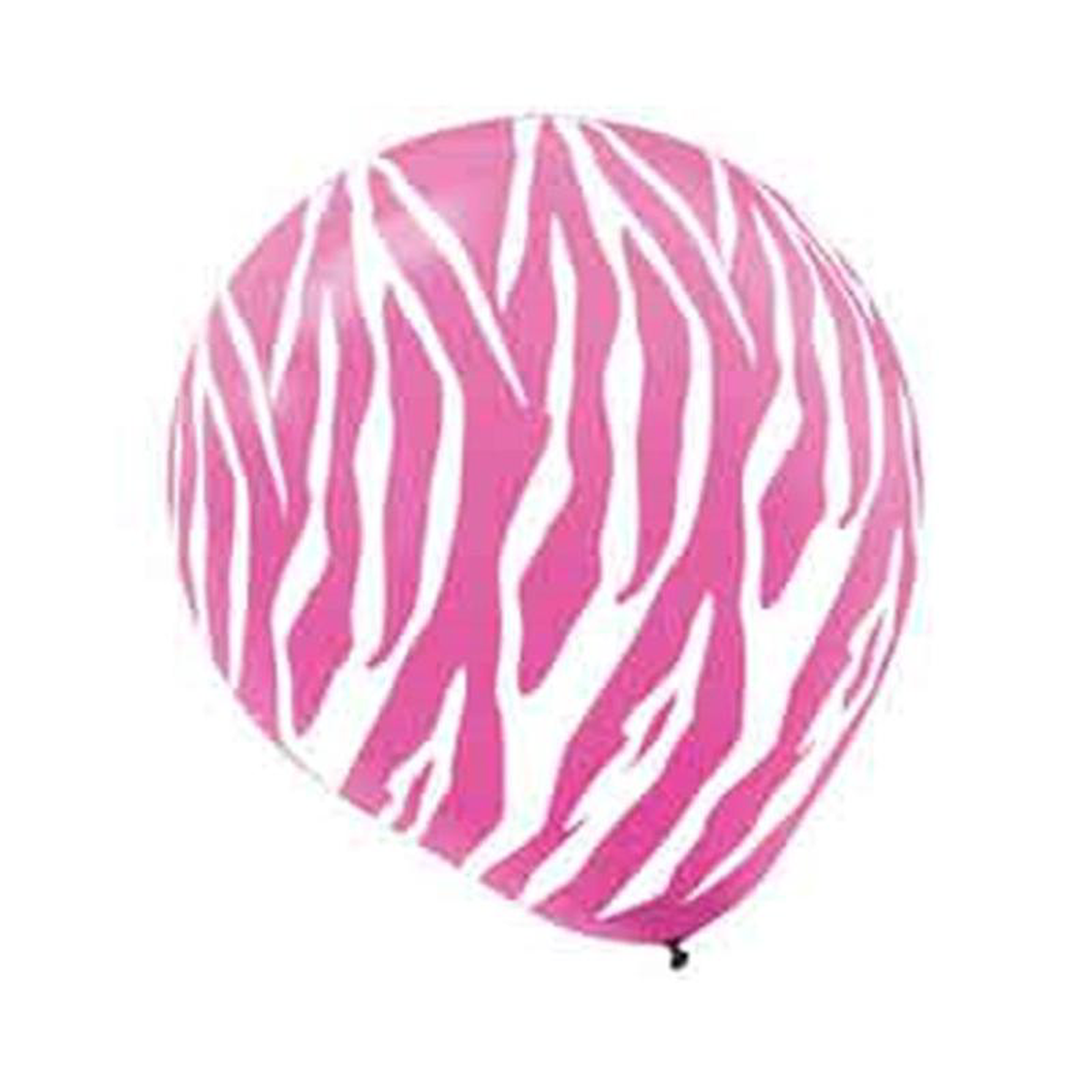 Balloon 8211 Zebra Bright Pink 8211 White