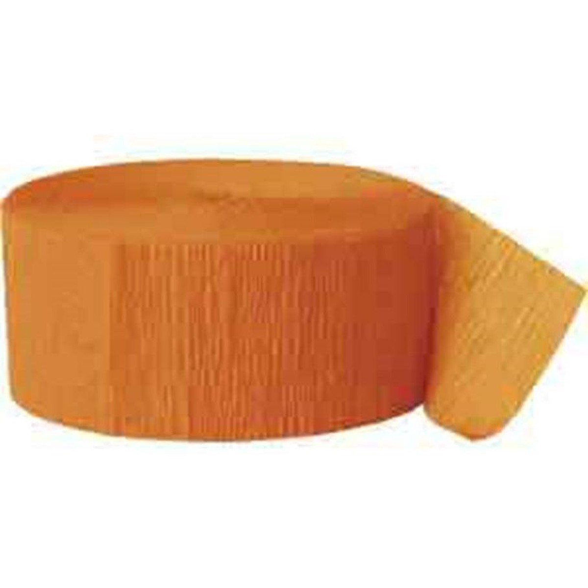 Crepe Streamer Orange 162ft