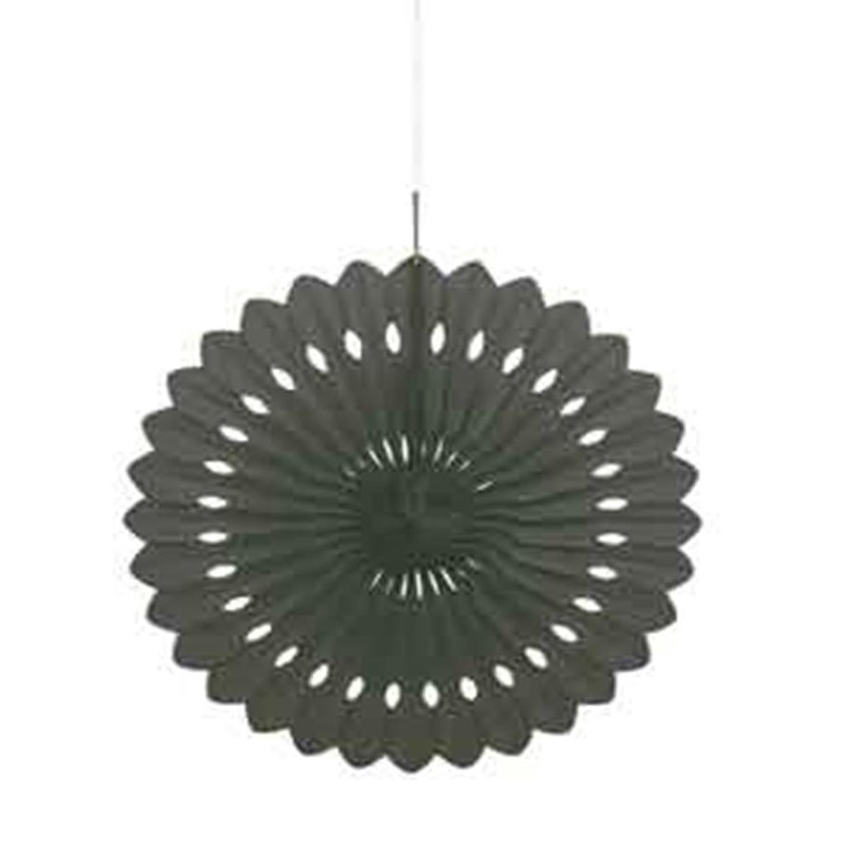 Decorative Fan 16 inch Black