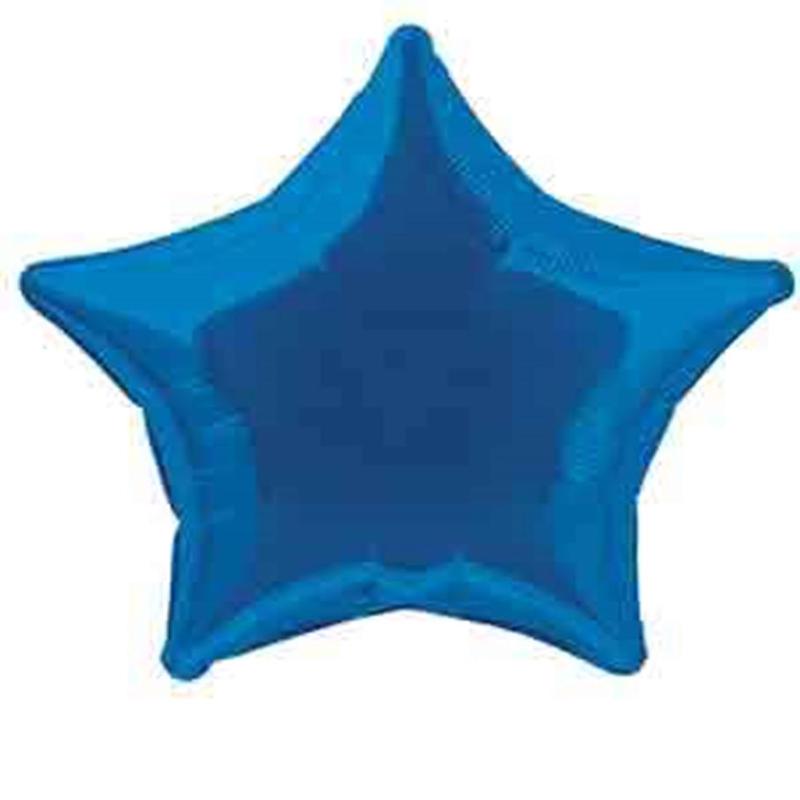 Foil Balloon 20in – Star Royal Blue