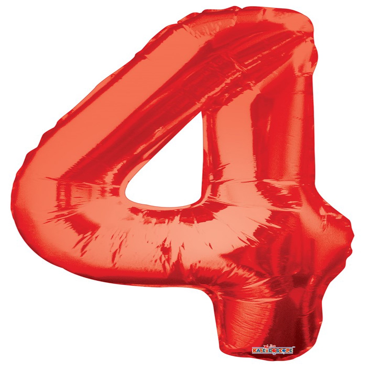 Jumbo Foil Number Balloon 34in Red – 4