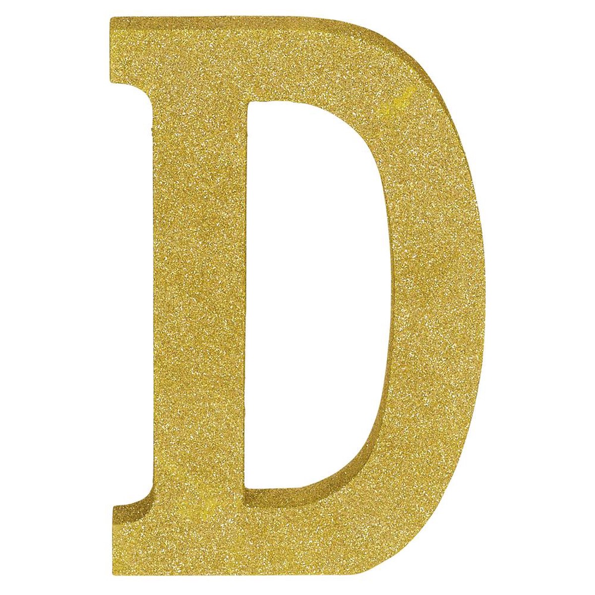 Letter D 8.875 inch H x 5.75 inch W x 1 inch D 1ct