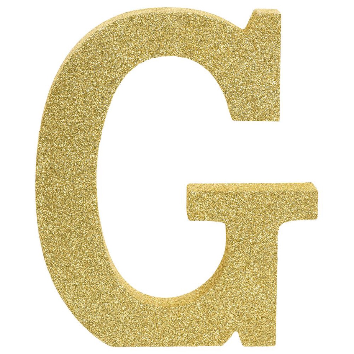 Letter G 8.875 inch H x 7.375 inch W x 1 inch D 1ct