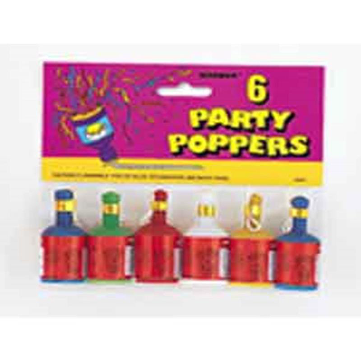 Party Popper 6ct