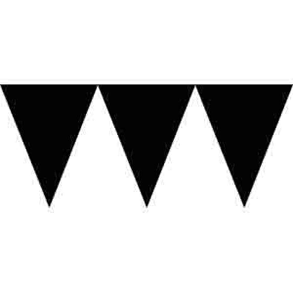 Pennant Paper Banner – Jet Black