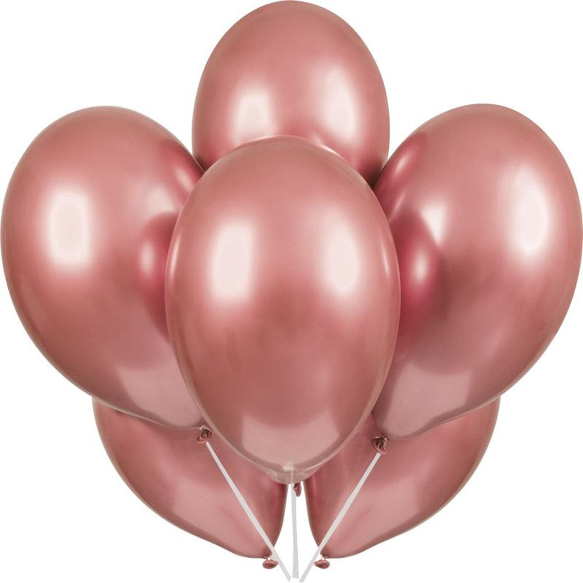 Platinum Latex Balloon Rose Gold 11in 6ct
