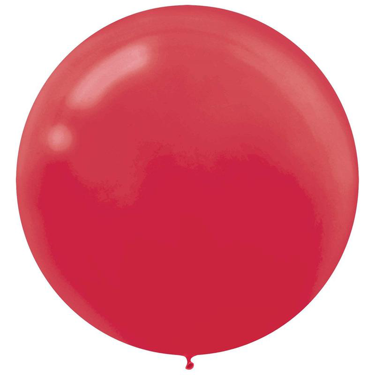 Round Latex Balloon Apple Red 24in 4ct