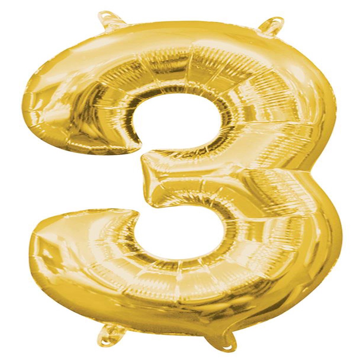 Balloon Number 14in 3 – Gold