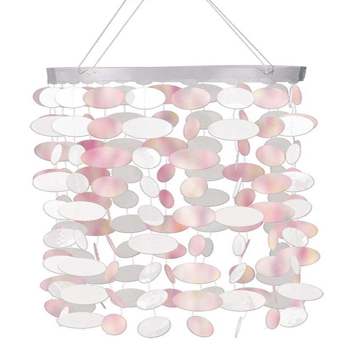 Chandelier Hanging Circle 8211 White